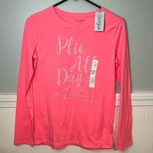Cat & Jack Other - 5 for $20! Cat and Jack ballet plie all day long sleeve tee size XL